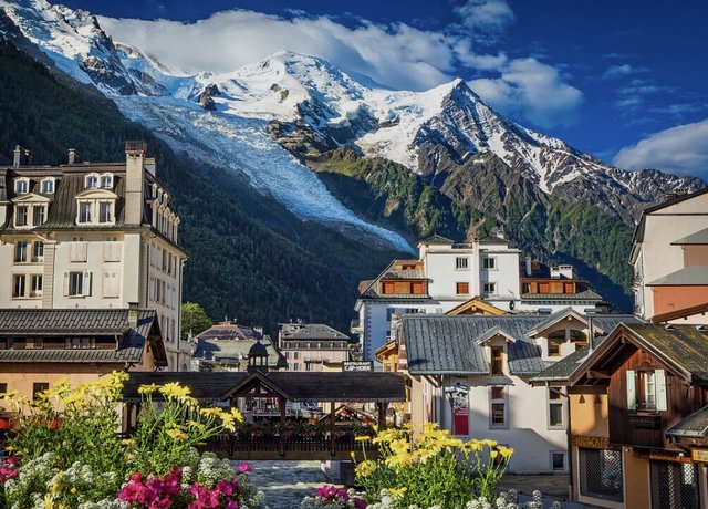 Chamonix with Mont Blanc